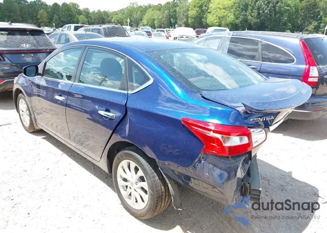 2017 Nissan Sentra S z USA, uszkodzony, nr VIN 3N1AB7AP2HY376187
